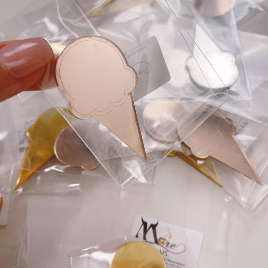 More Charms Acrylic Icecream Toppers