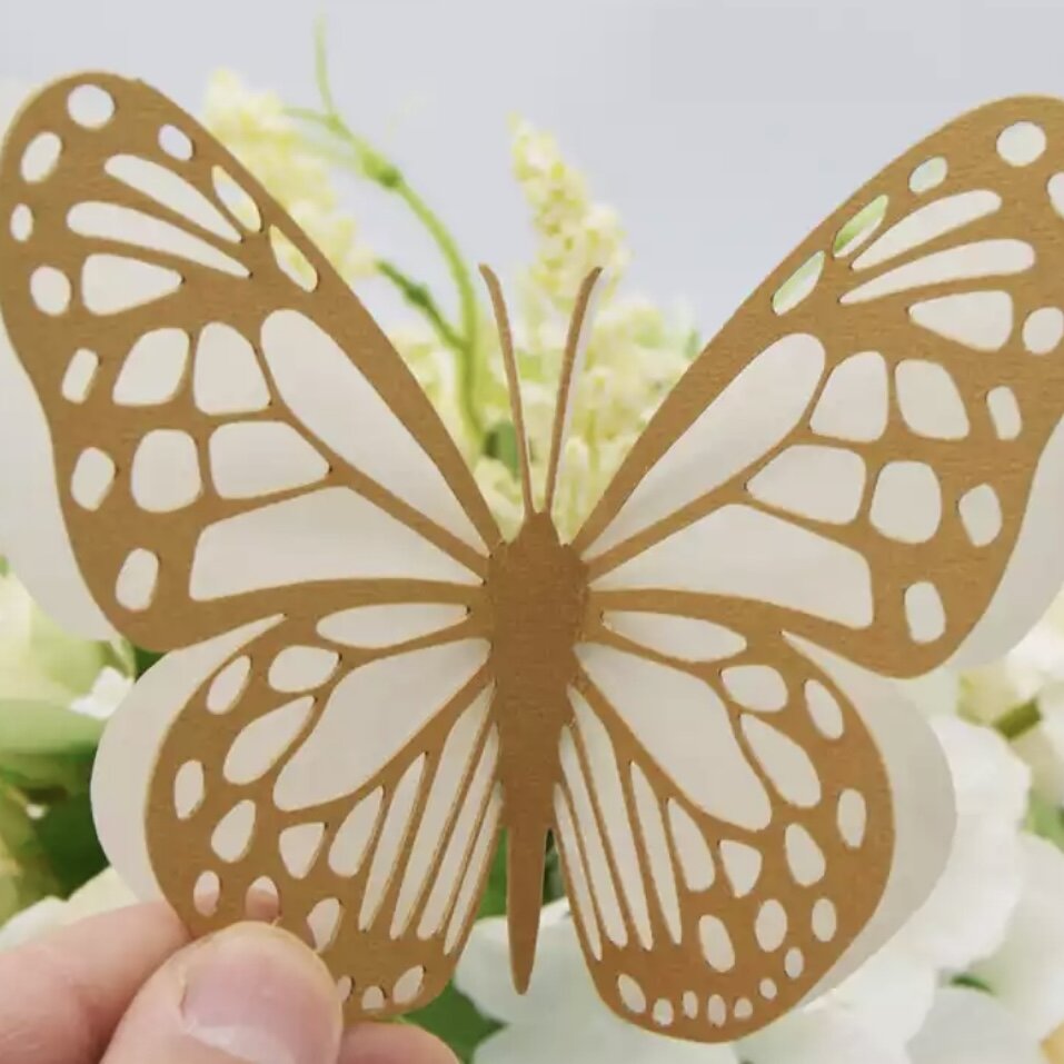More Double Card Butterflies pack of 20