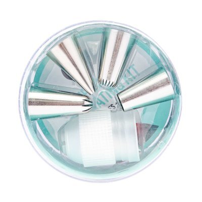 Mondo Set of 5 Piping Tip Set with Matching Coupler