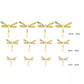 More  Decorative Card Dragonflies pack of 12 Various Colours
