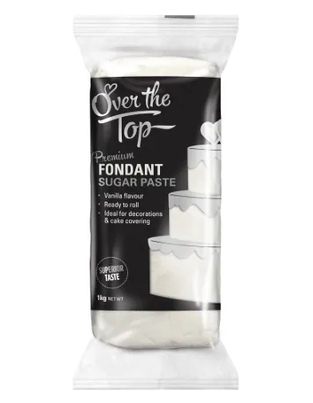 Over The Top Fondant - 1 Kilo - Various Colours