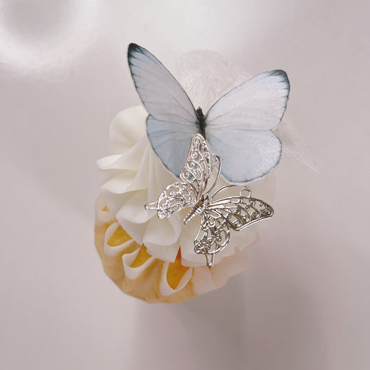 Wafer Paper Butterflies Pretty In Blue 24 PreCut Edible