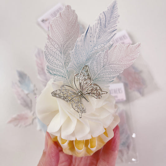 More Wafer Feathers - Pastel Boho - Pack of 15 - Various Sizes