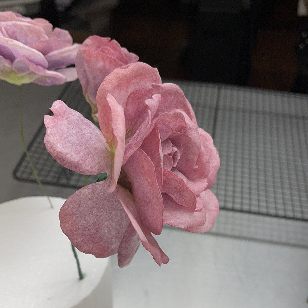 Medium Italian Rose Wafer Paper Online Tutorial