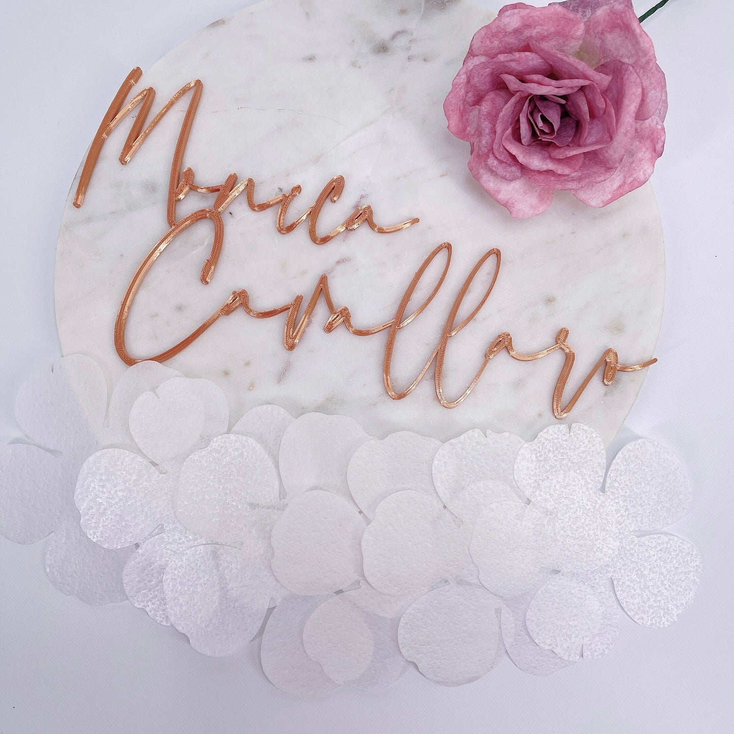 Medium Italian Rose Wafer Paper Pack - With Options and Tutorial