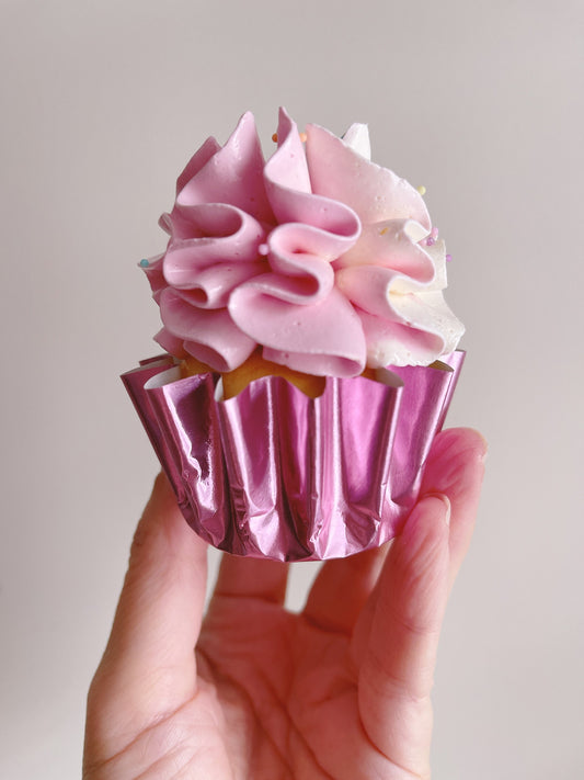 More Cuppies Fairy Floss Pink Foil (Select from Pack Sizes)