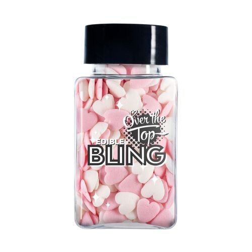 OTT Bing Hearts White and Pink 55 Grams