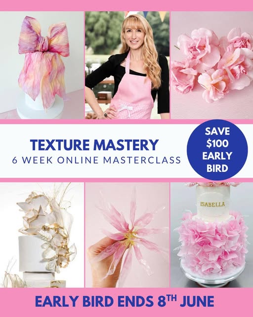More Texture Masterclass with ACDN – Moreish Cakes