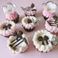 Edible Wafer Paper Butterflies Coco Black and White - Pack of 24