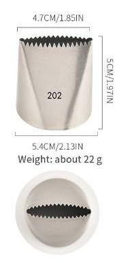 Giant Crumb Coat Piping Tip 202