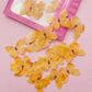 Edible Wafer Paper Butterflies Daffy Yellows - 24 PreCut