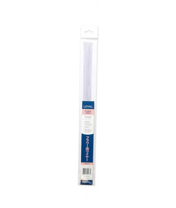 Floral Wire White #26 gauge