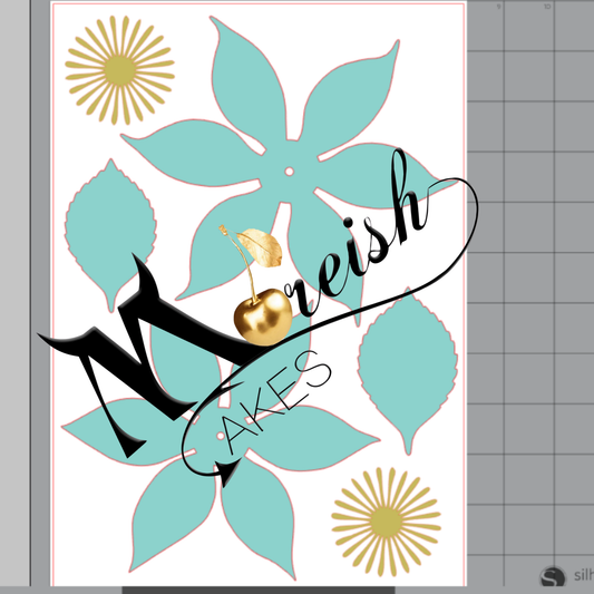 Moreish Labyrinth Dahlia Template for Cricut 6 Page File