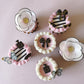 Edible Wafer Paper Butterflies Coco Black and White - Pack of 24