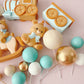 Teddy Bear and Rocking Horse Baby Cake Topper Decorations Set - 32 Pieces