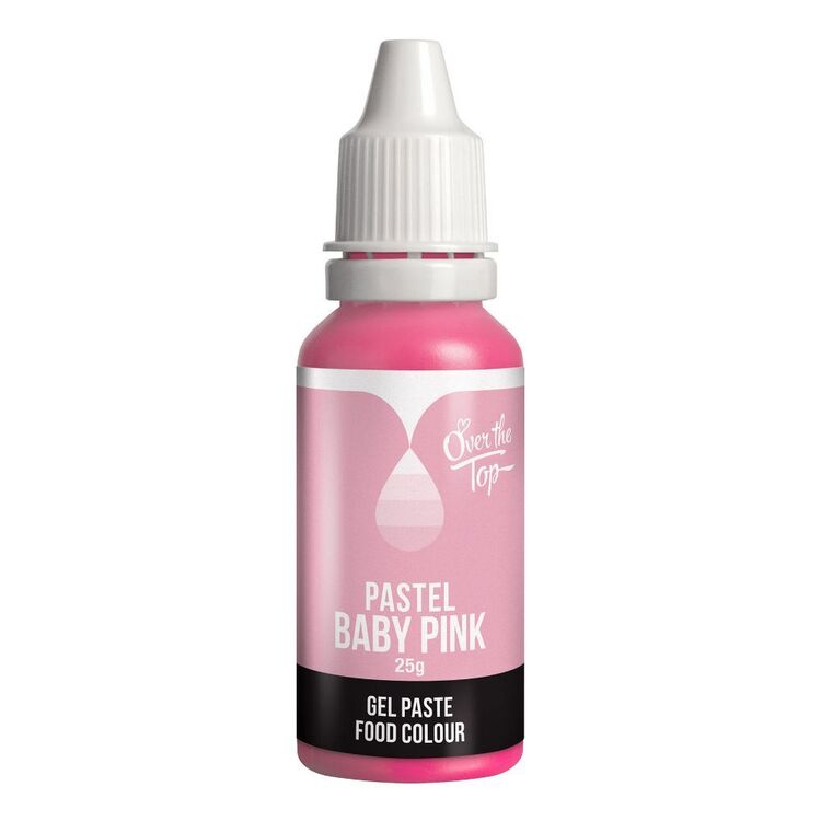 Over the Top Food Gel Colour - Baby Pink 25gm