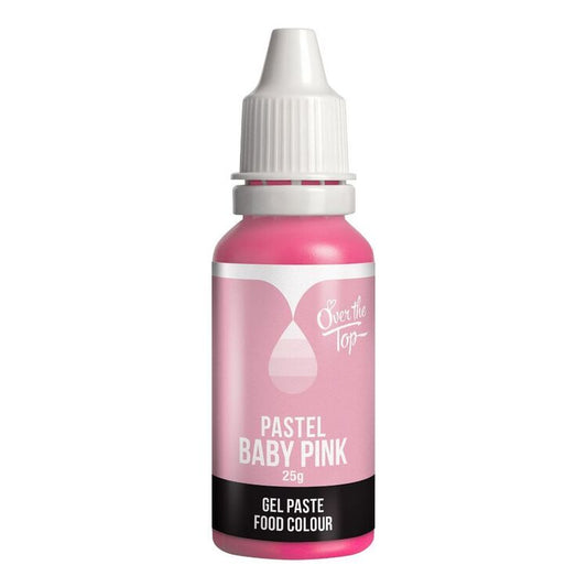Over the Top Food Gel Colour - Baby Pink 25gm