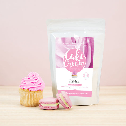 Cake Cream Pink Lace 400g