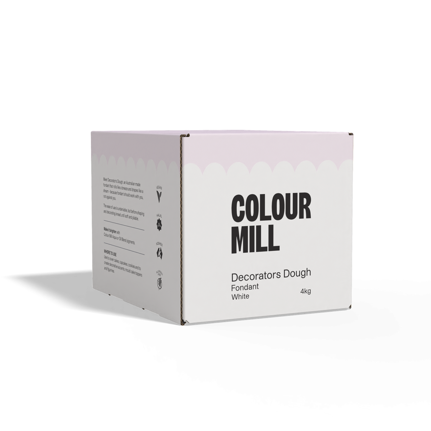 Decorators Dough - White - ColourMill Fondant