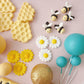 Honey Bee Cake Topper Decoration Set - 30 Pieces
