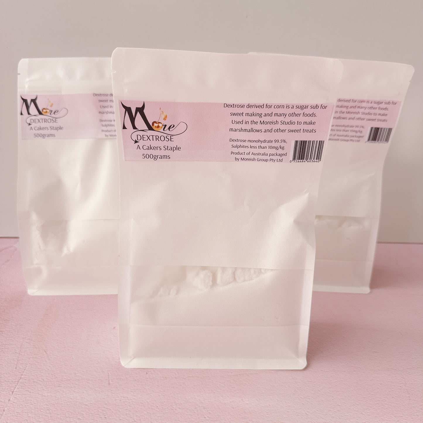 Dextrose - 500gram Resealable Ziplock Bag