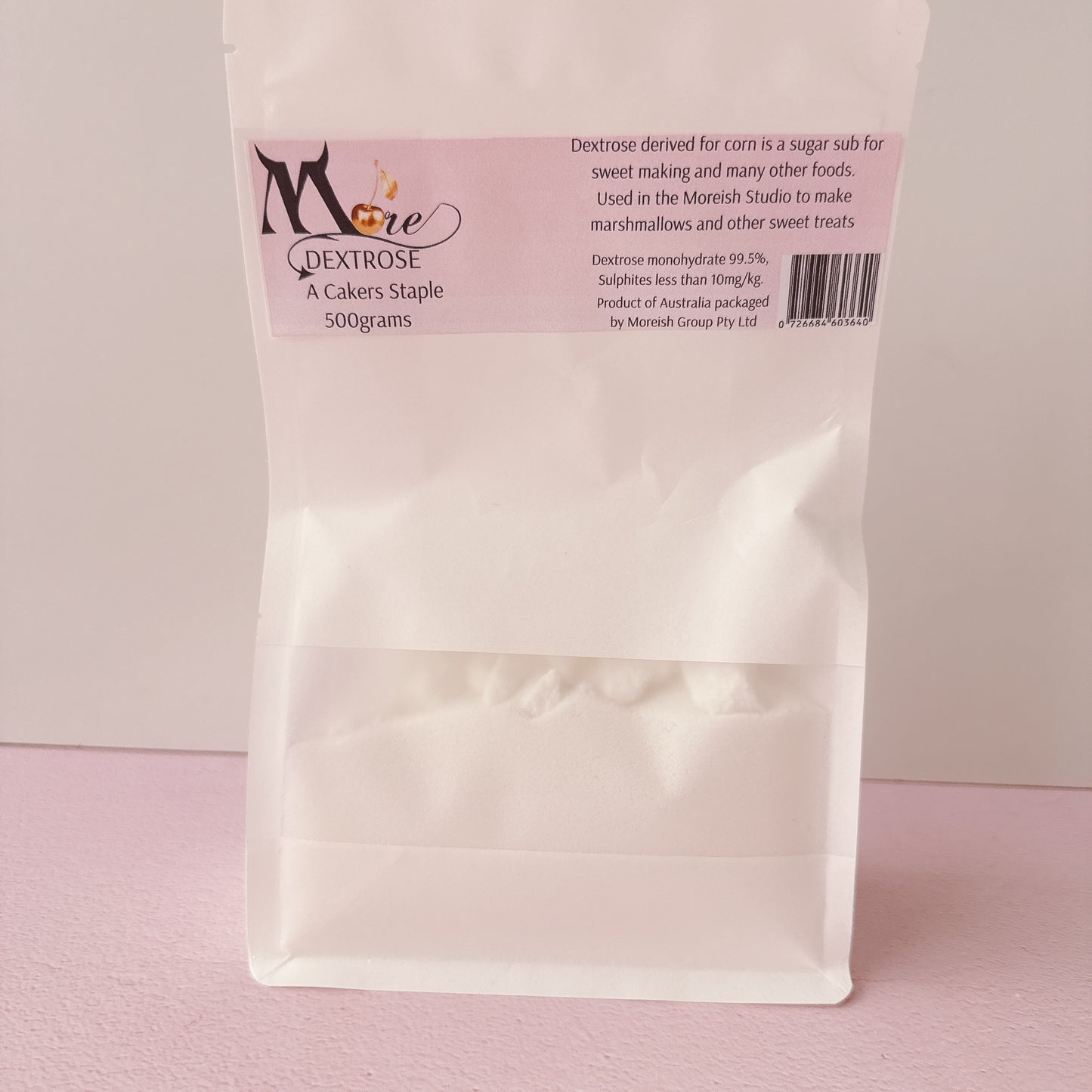 Dextrose - 500gram Resealable Ziplock Bag