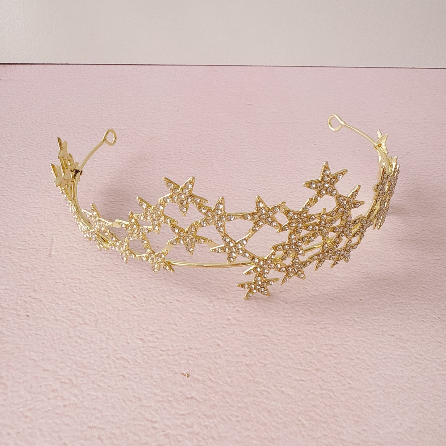 Star Diamante Crown Tiara Cake Topper