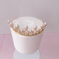 Pearl and Diamante Crown Tiara Cake Topper