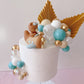 Airplane Teddy Bear Cake Topper Decorations Set - 33 Pieces