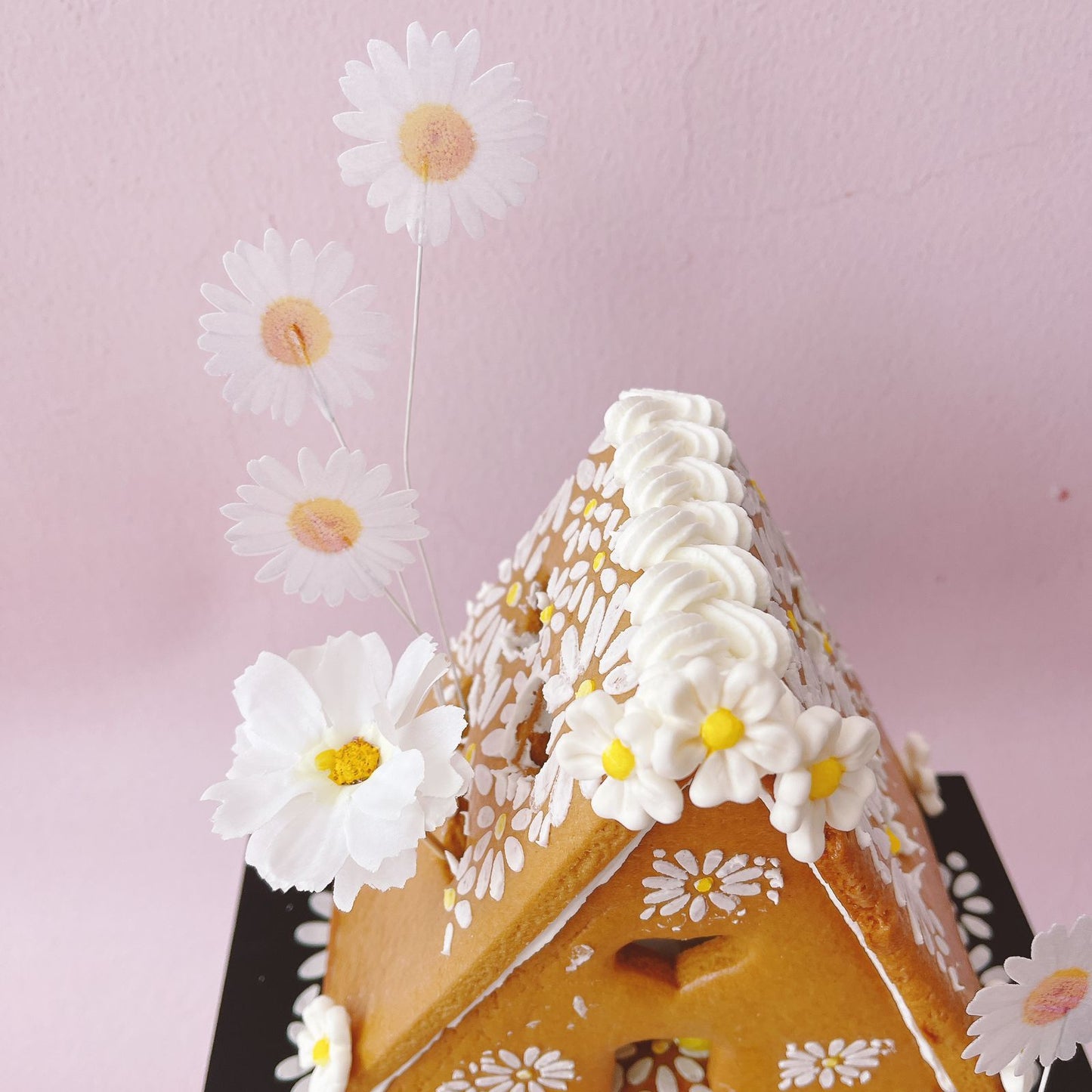 Christmas Pre-Order Bakes - Moreish Signature Gingerbread House Daisy Theme - Ready Made - Homebush West Pick Up