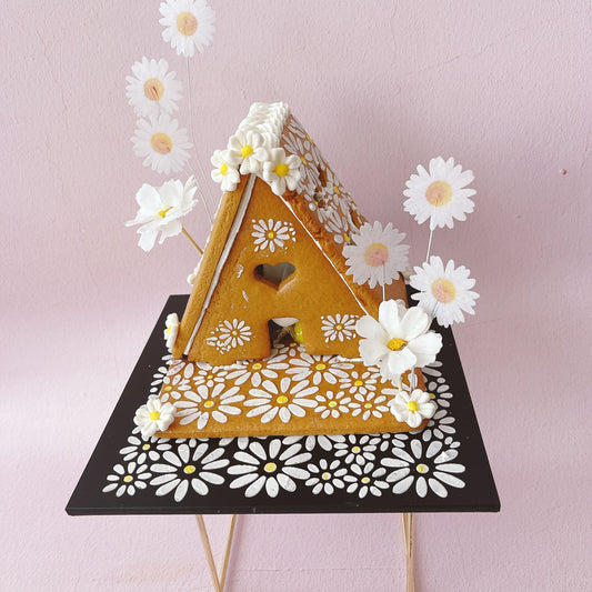 Christmas Pre-Order Bakes - Moreish Signature Gingerbread House Daisy Theme - Ready Made - Homebush West Pick Up