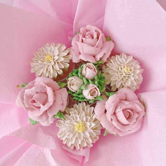 Mother's Day Floral Cuppies Bouquet with Bonus Gift Workshop Monica Cavallaro - Homebush Sydney May 10th