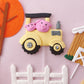 Cute Farm Cake Topper Decorations Set - 17 Pieces