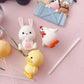 Cute Farm Animal Cake Topper Decorations - 18 Pieces