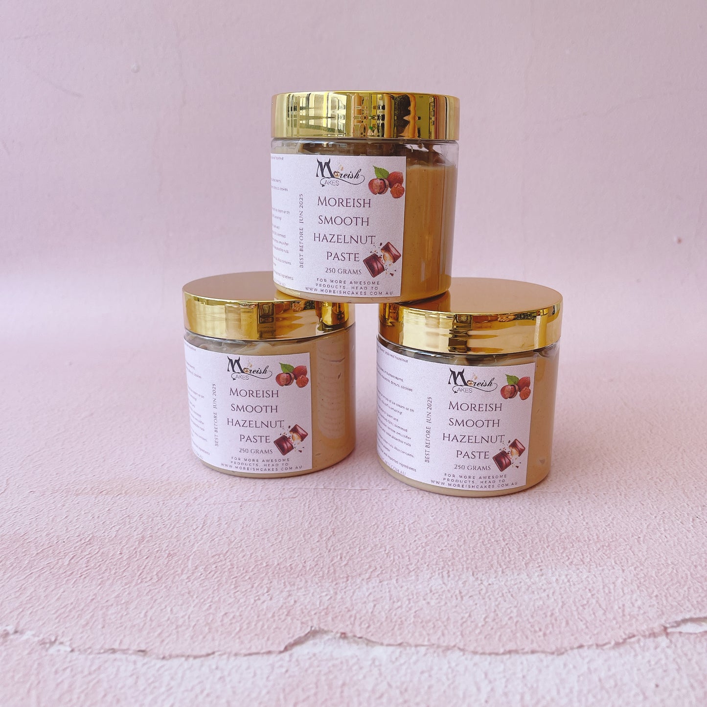 More Smooth Hazelnut Bueno Paste 250gram Jar