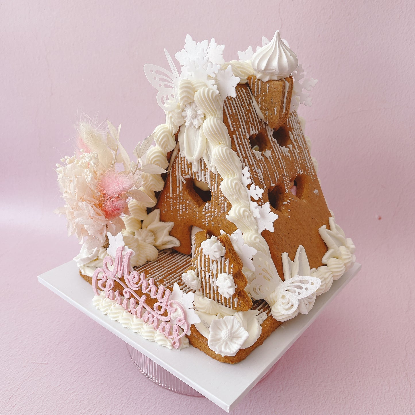 ONLY 2 LEFT - Christmas Bakes - Moreish Signature Gingerbread House Floral Theme - Ready for Pick Up from Homebush West