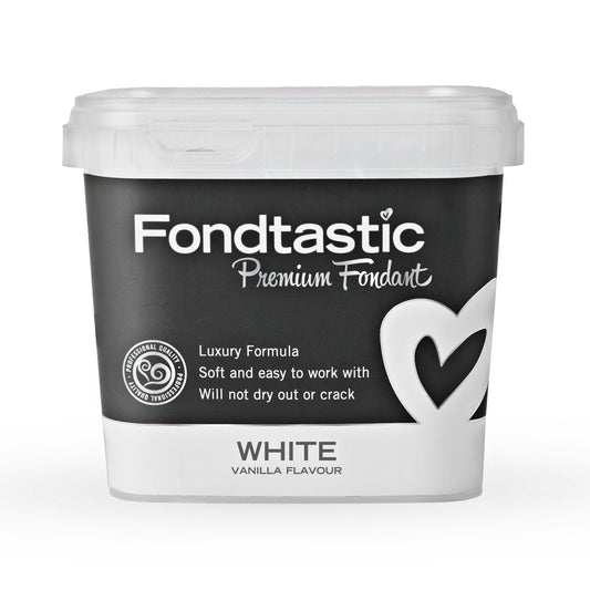 Fondtastic Premium White Fondant 1 kilo Pale