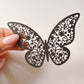 Matt Black Butterflies Card Stock. Pack of 12 - 3 sizes here pack