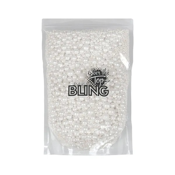 Bling Sprinkles Medley Pearl White Balls 500 grams OTT