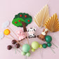 Farm Animal Cake Topper Decorations - 21 Pieces