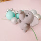 Cute Elephant Cake Topper Decorations Set - 20 Pieces