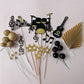 Music Drum Cake Topper Decorations Set - 29 Pieces
