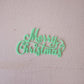Merry Christmas Cupcake Toppers - Pastel Mint Green - 5.5cm - Pack of 6