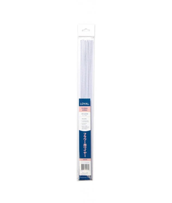 Floral Wire White #18 guage
