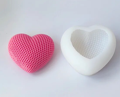 Heart Knitted Mold available in 2 sizes