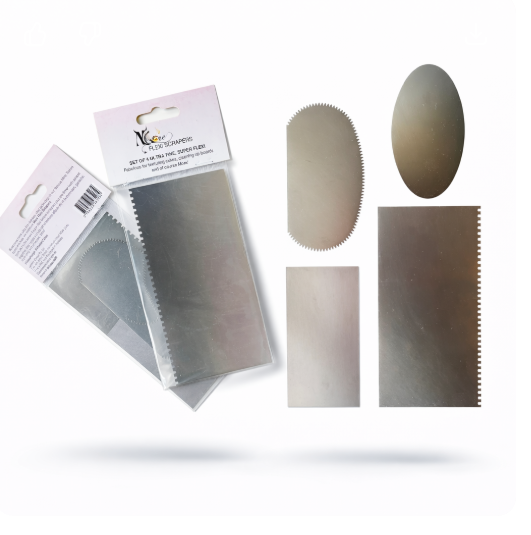 More Flexi Scrapers - Set of 4