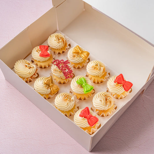 Christmas Pre-Order Bakes - 12 Mini Christmas Cuppies - Homebush West Pick Up Only