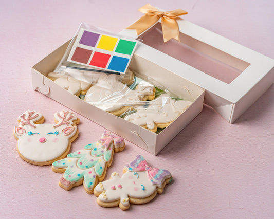 Christmas Pre-Order Bakes - Paint Your Own Christmas Cookies Set of 3 - Homebush West Pick Up