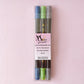 More Metallic Edible Markers Set of 3 - Blue, Green and Silver