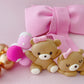 Baby Pink Teddy Bears Cake Topper Decorations Set - 20 Pieces